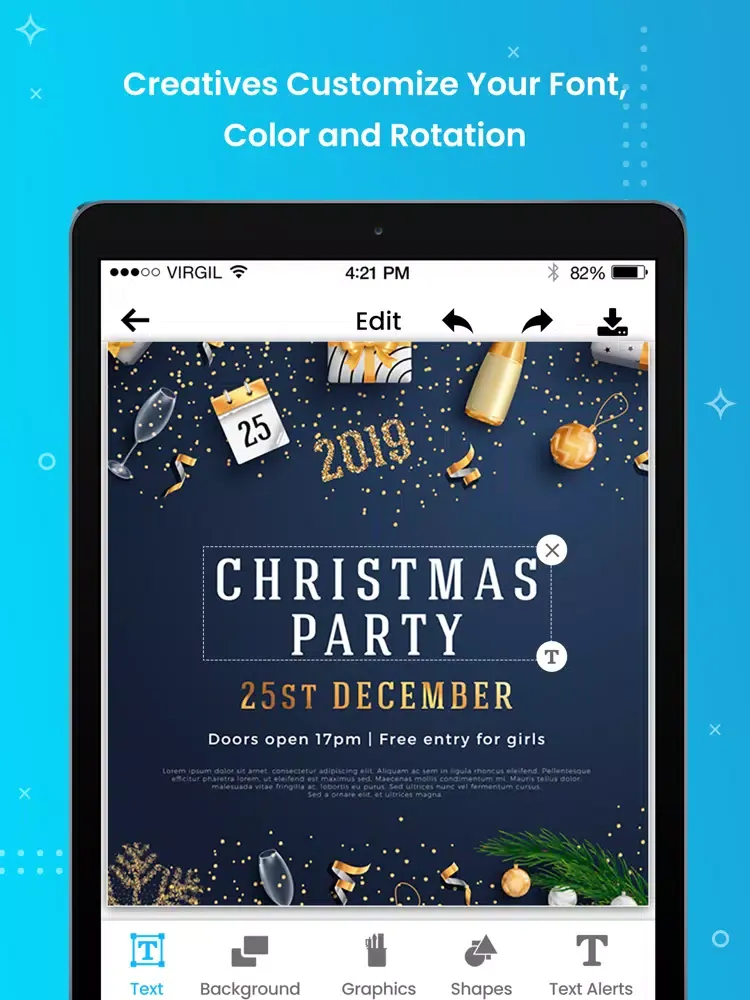 Flyer maker, Poster Maker iPad  স্ক্রিনশট
