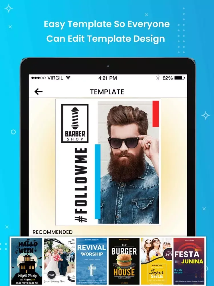 Flyer maker, Poster Maker iPad  স্ক্রিনশট