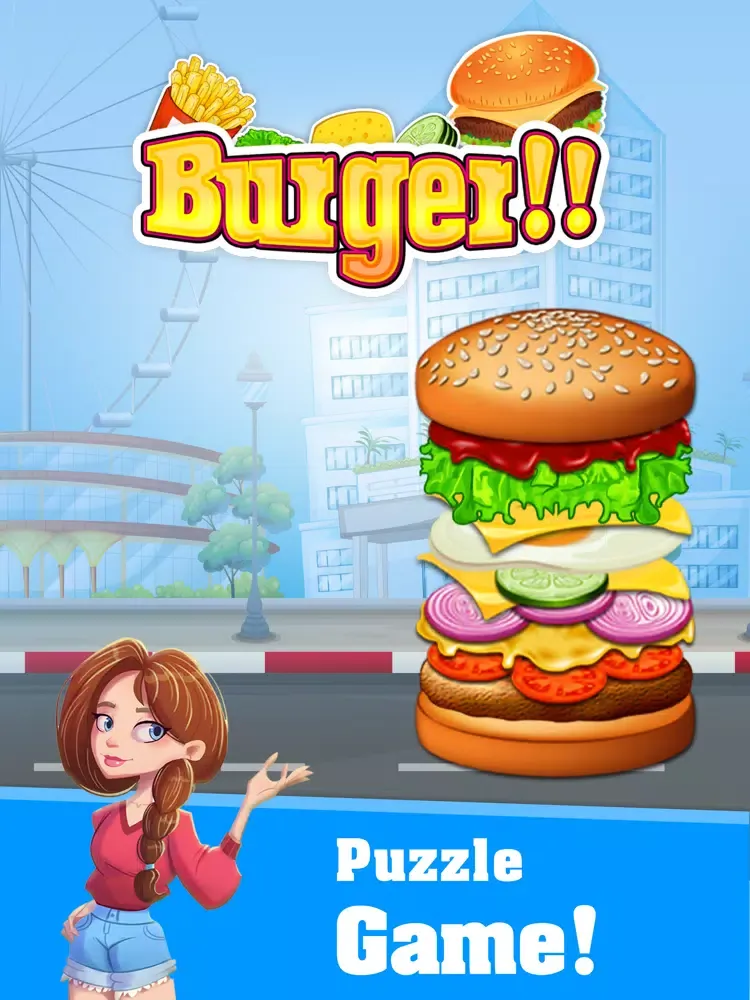 Screenshot di Hamburger Cooking Game iPad 