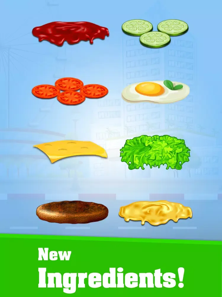 Screenshot di Hamburger Cooking Game iPad 