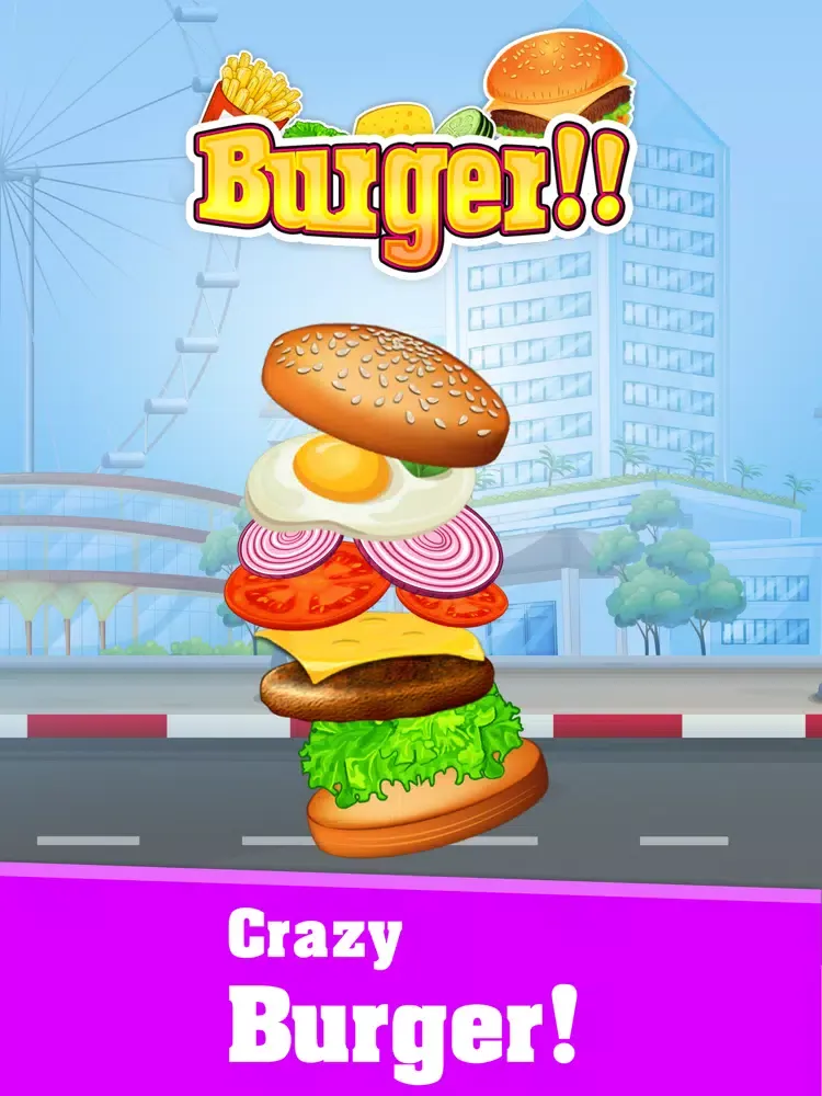Screenshot di Hamburger Cooking Game iPad 