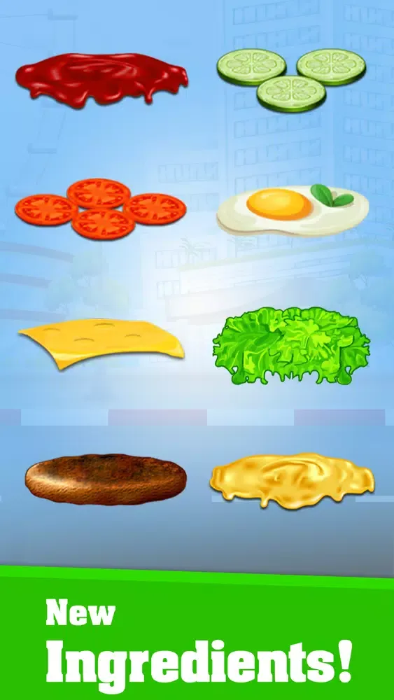 Screenshot di Hamburger Cooking Game