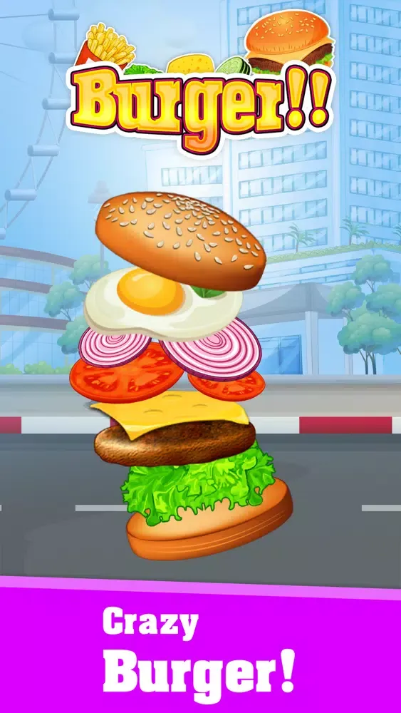 Screenshot di Hamburger Cooking Game