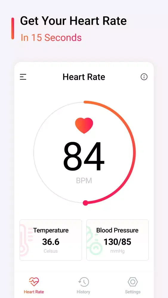 Tangkapan layar Instant Heart Rate HR Monitor