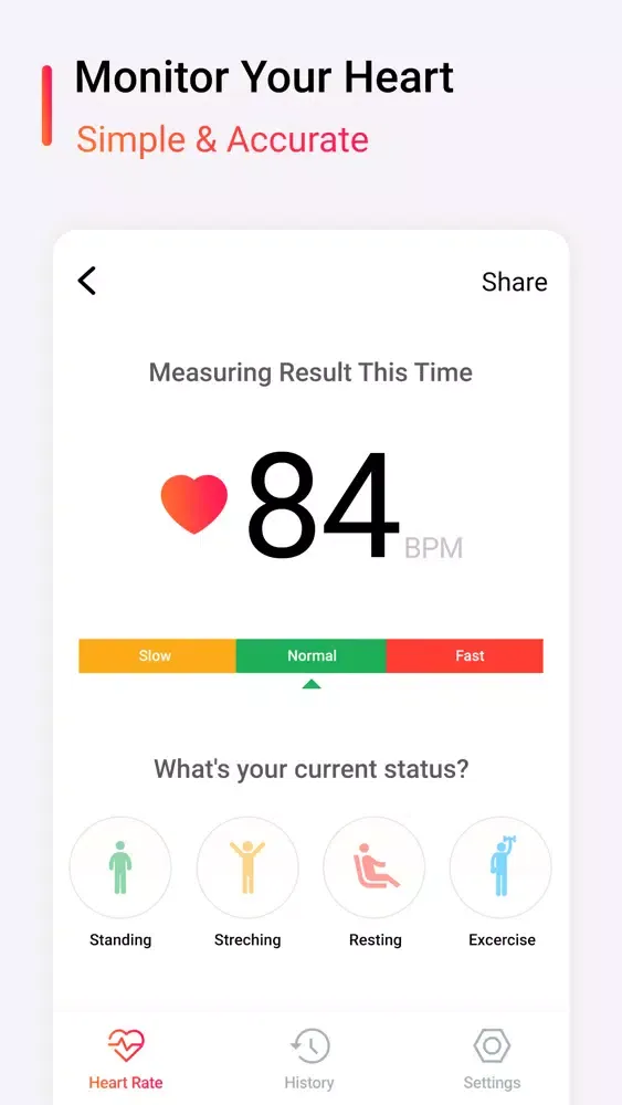 Tangkapan layar Instant Heart Rate HR Monitor