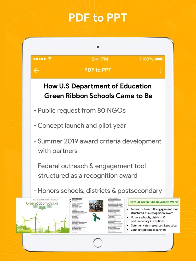 PDF Converter and Power PDF iPad Screenshots