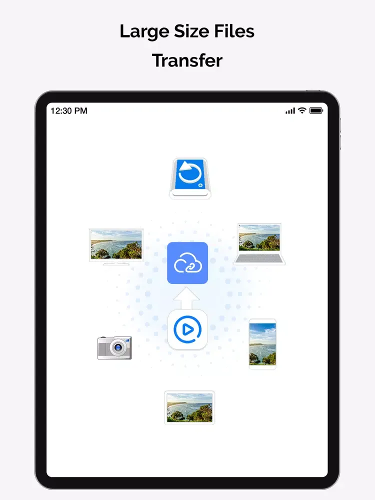 Link Sharing - File Transfer iPad  Screenshots