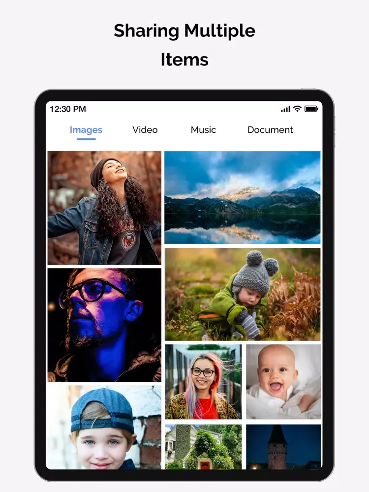 Link Sharing - File Transfer iPad  Screenshots