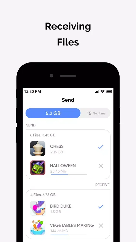 Link Sharing - File Transfer Screenshots