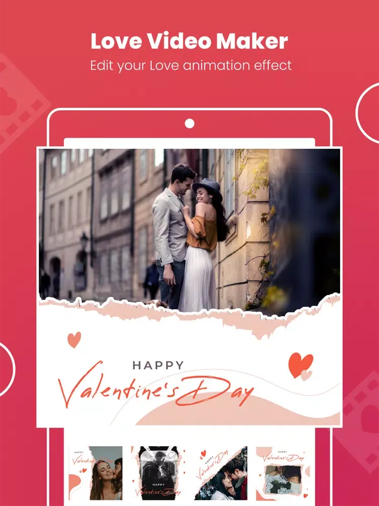 Ảnh chụp màn hình của Love Video Maker - Slideshow iPad 