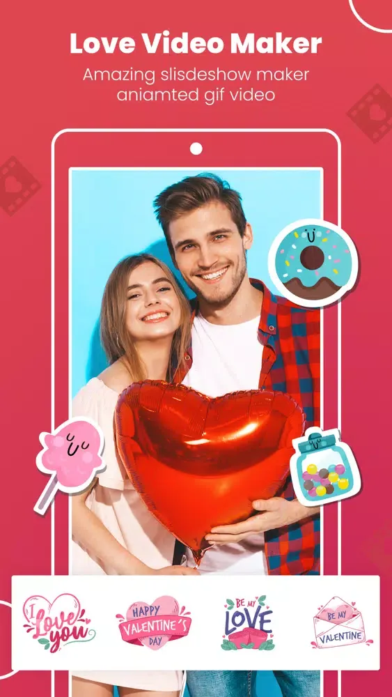Ảnh chụp màn hình của Love Video Maker - Slideshow
