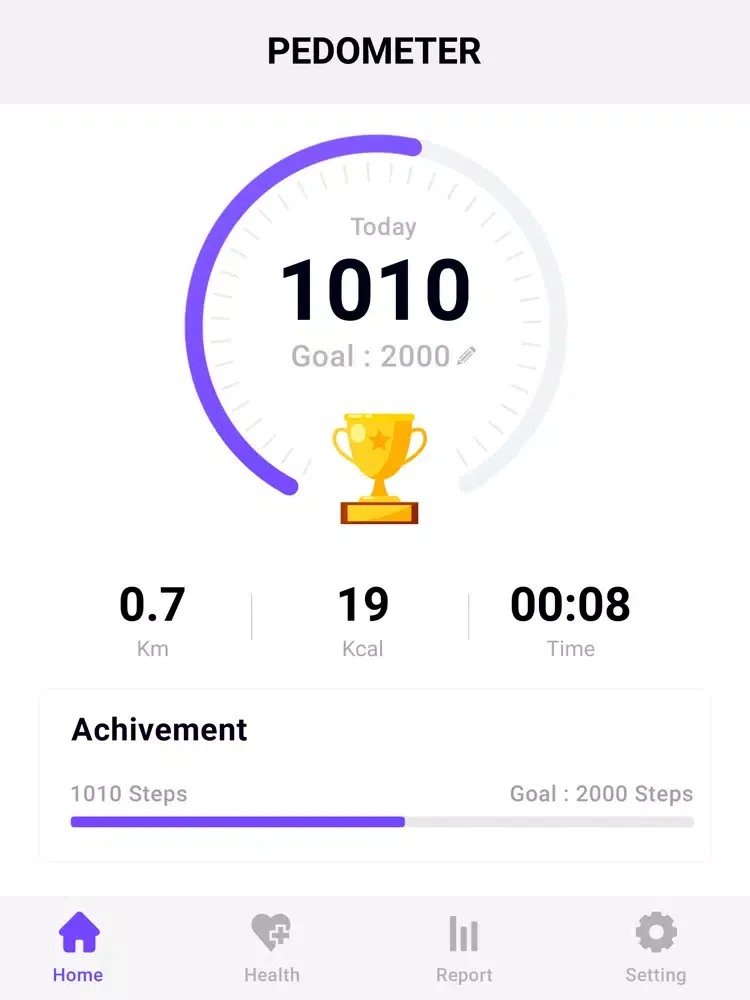 Pedometer - Walking Tracker iPad Screenshots