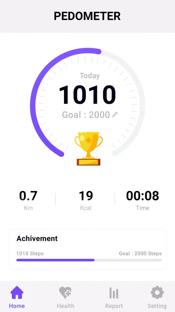 Pedometer - Walking Tracker Screenshots
