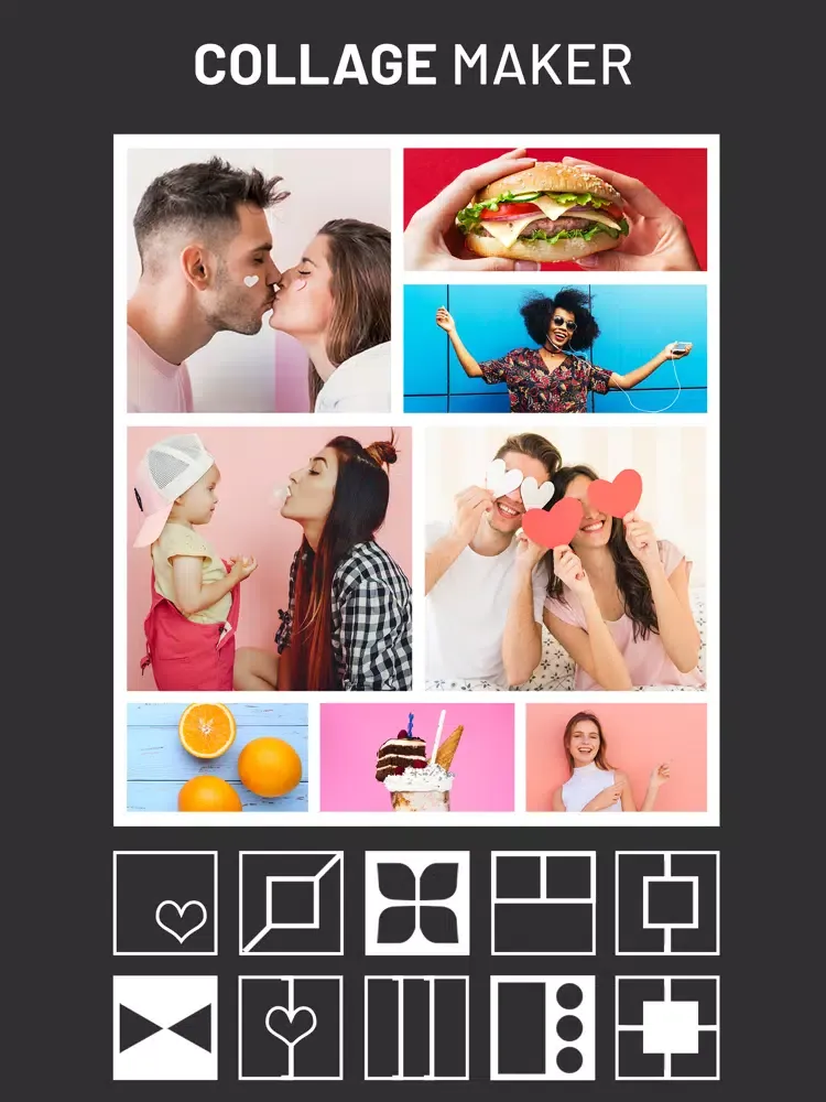 Captures d'écran de Pic Grid -Photo Collage & Grid iPad 