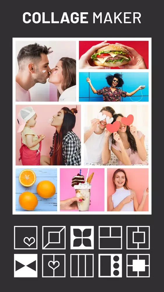 Captures d'écran de Pic Grid -Photo Collage & Grid
