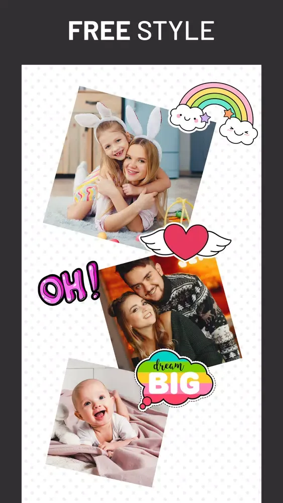 Captures d'écran de Pic Grid -Photo Collage & Grid