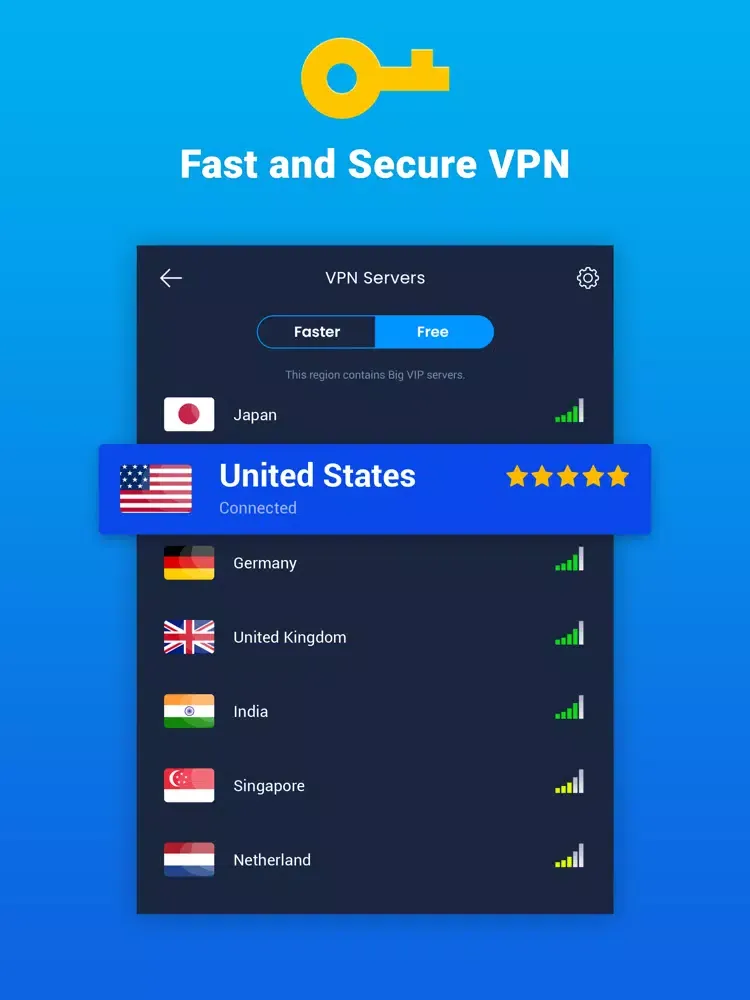 ภาพหน้าจอของ Fast VPN - Private VPN iPad 