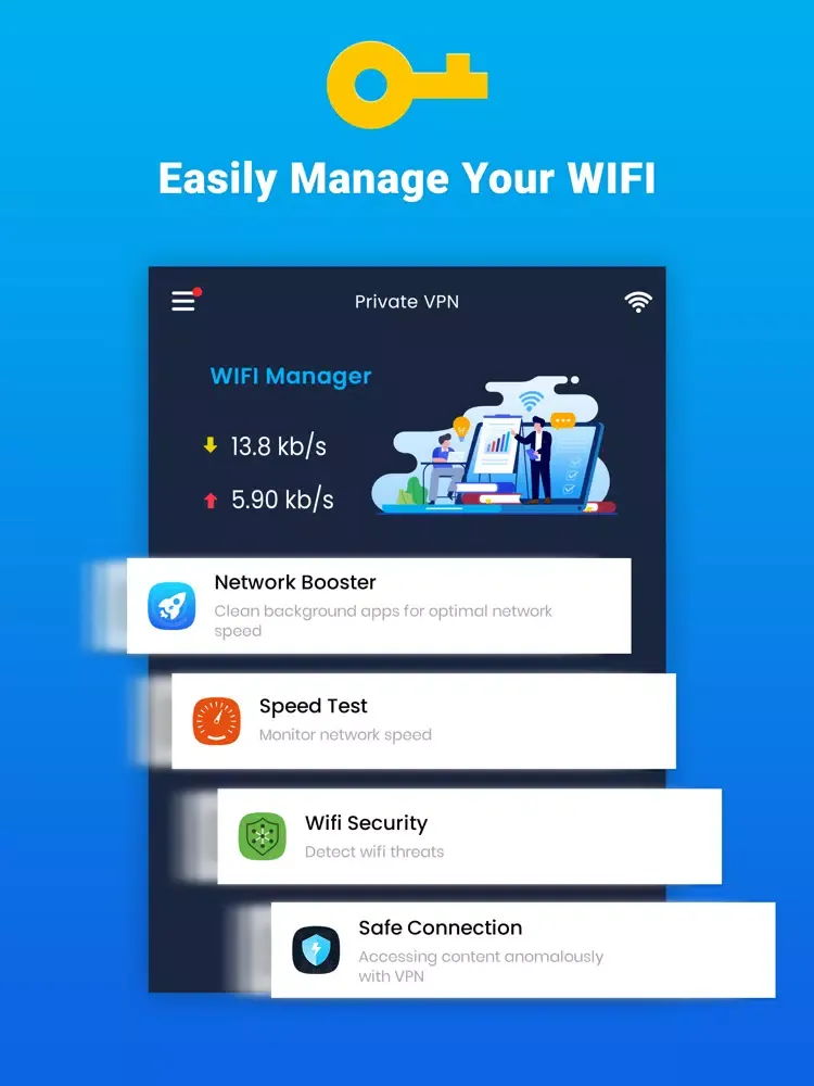 ภาพหน้าจอของ Fast VPN - Private VPN iPad 