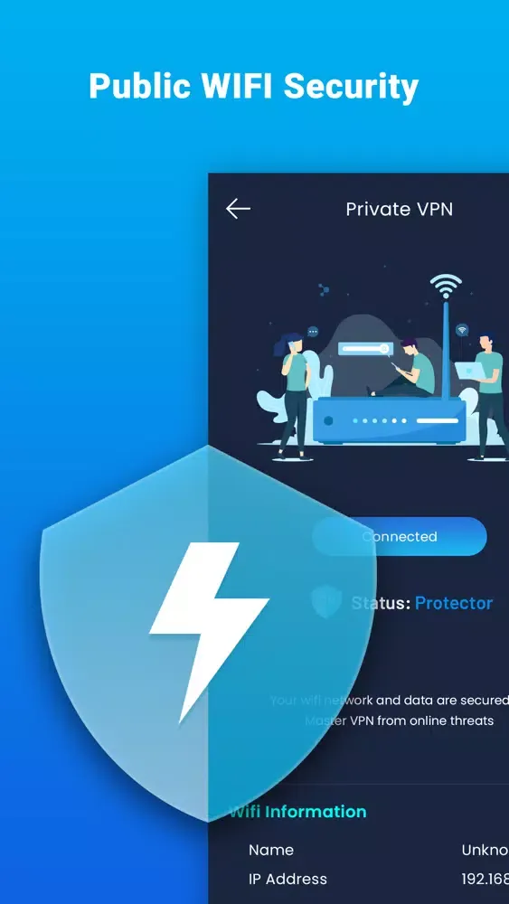 ภาพหน้าจอของ Fast VPN - Private VPN