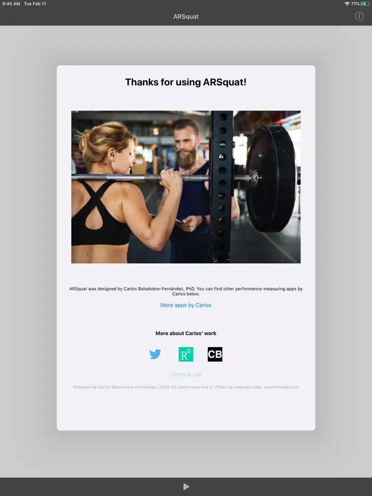 Ảnh chụp màn hình của My Mocap Lite iPad 
