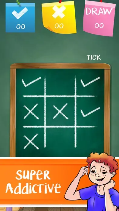 Tangkapan skrin Tic Tac Toe - Back To School Days