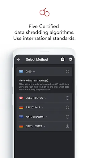 Captures d'écran de Data Eraser App - Wipe Data