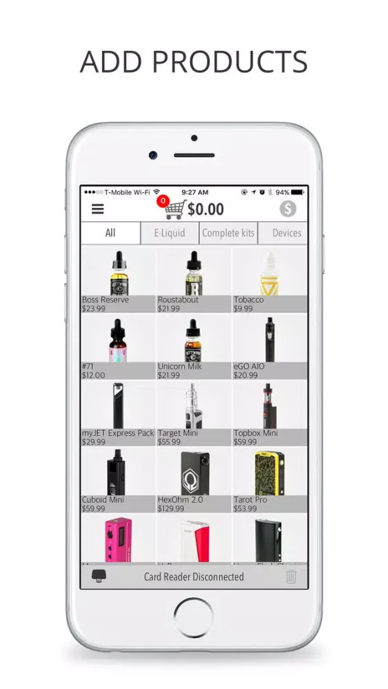 iVapor - Vape Shop (POS) Screenshots