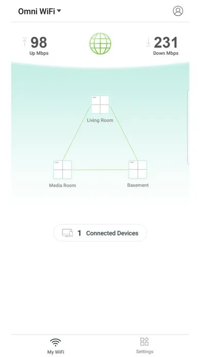 ภาพหน้าจอของ Omni WiFi