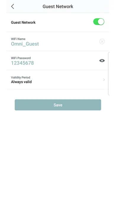 ภาพหน้าจอของ Omni WiFi
