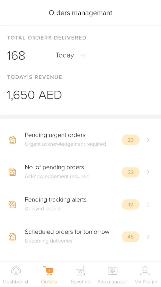 Zrzuty ekranu ProApp Supplier