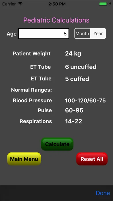 Captures d'écran de OmniMedix Medical Calculator