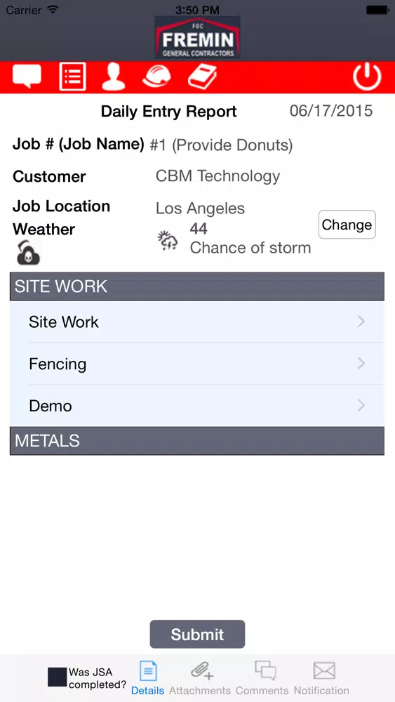 Capturas de pantalla de Fremin Job Management