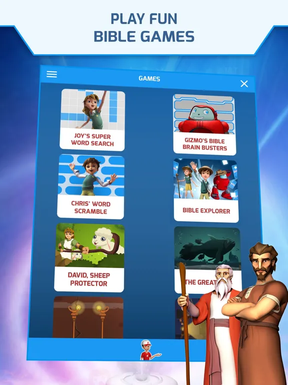 Capturas de pantalla de Superbook Kids Bible iPad 