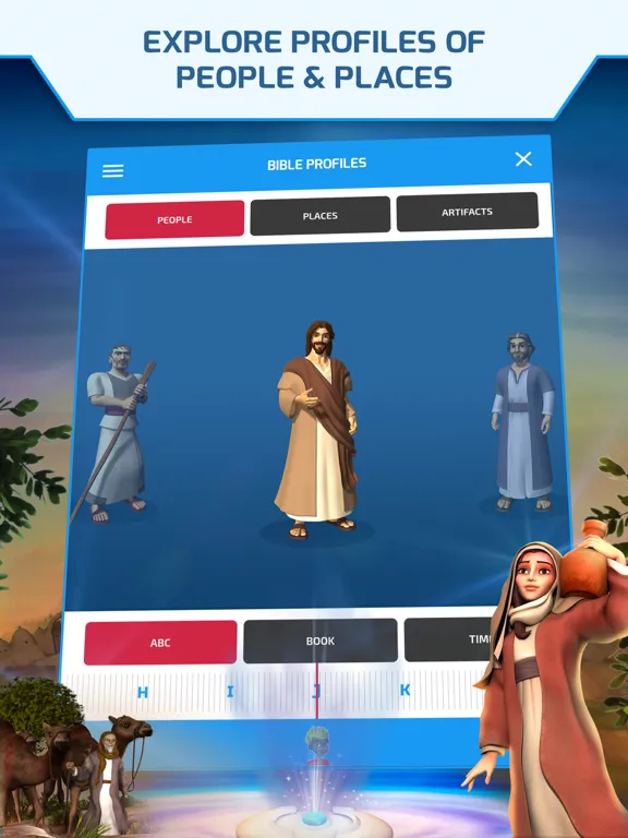 Capturas de pantalla de Superbook Kids Bible iPad 