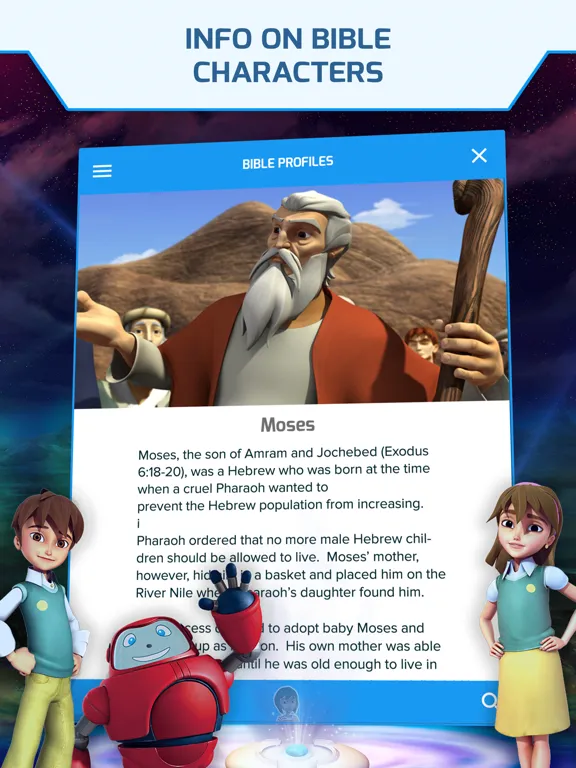 Capturas de pantalla de Superbook Kids Bible iPad 