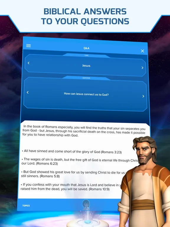 Capturas de pantalla de Superbook Kids Bible iPad 