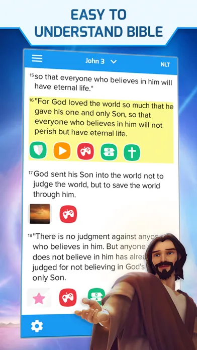 Capturas de pantalla de Superbook Kids Bible