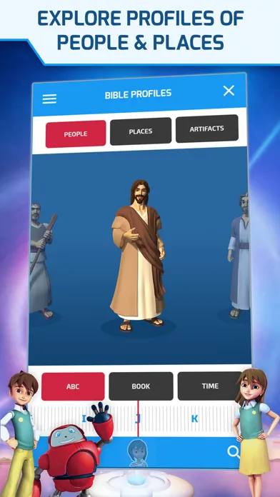 Capturas de pantalla de Superbook Kids Bible