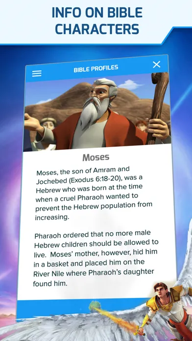 Capturas de pantalla de Superbook Kids Bible