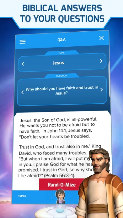 Capturas de pantalla de Superbook Kids Bible
