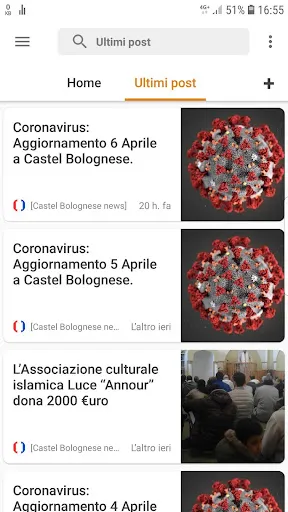 CastelBolognese news Ekran Görüntüleri
