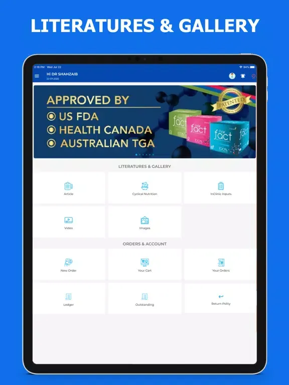 Ảnh chụp màn hình của Hair Fact iPad 