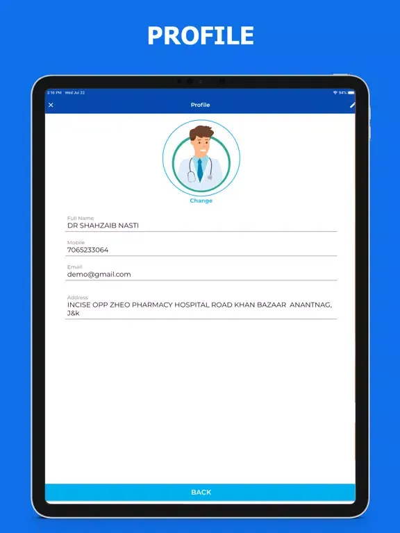 Ảnh chụp màn hình của Hair Fact iPad 