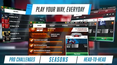 Screenshot di CBS Franchise Hockey 2022