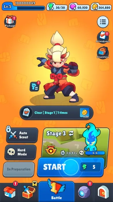 Ảnh chụp màn hình của Smashero.io - Hack n slash RPG