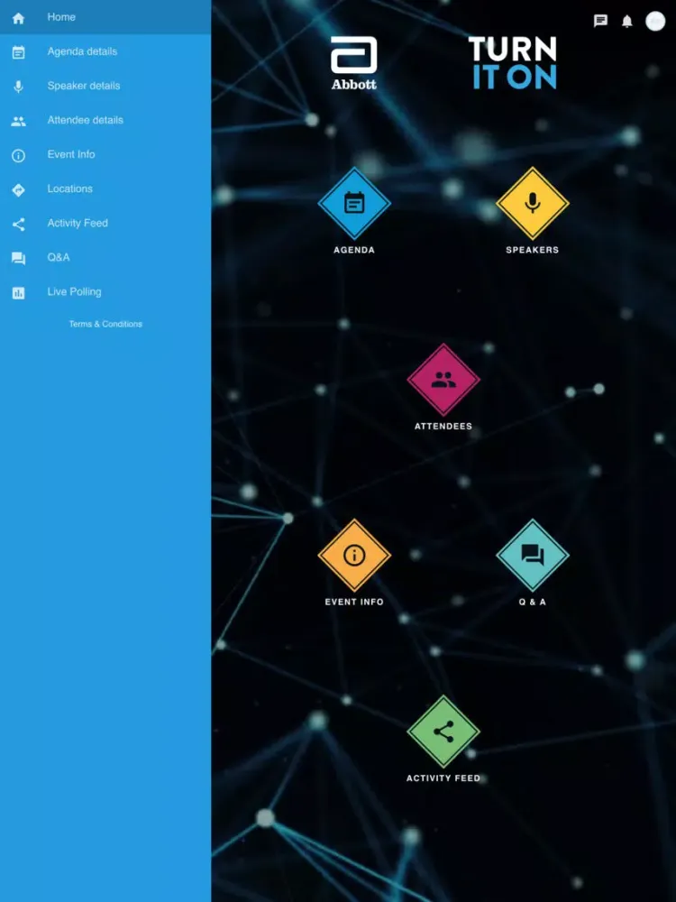 Screenshot di Abbott NM EMEA APAC KO 2019 iPad 