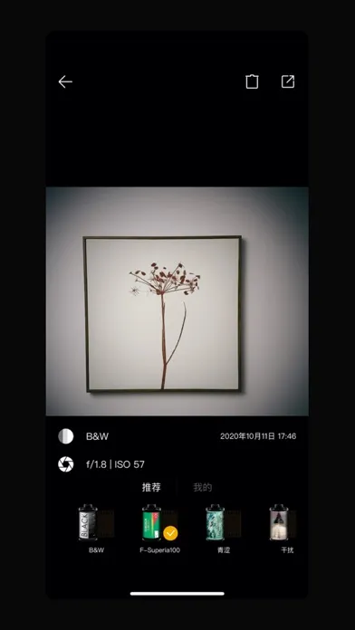 Capturas de pantalla de Feilin-复古特效胶片相机，体验自制胶片的美感
