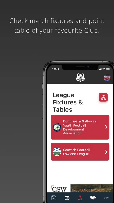 Gretna FC 2008 Official App Screenshots