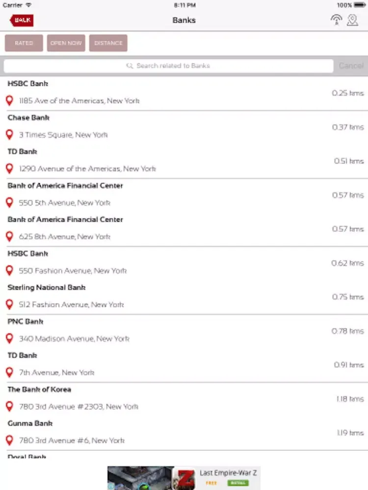 Captures d'écran de LocalBird- Find Places Near you iPad 