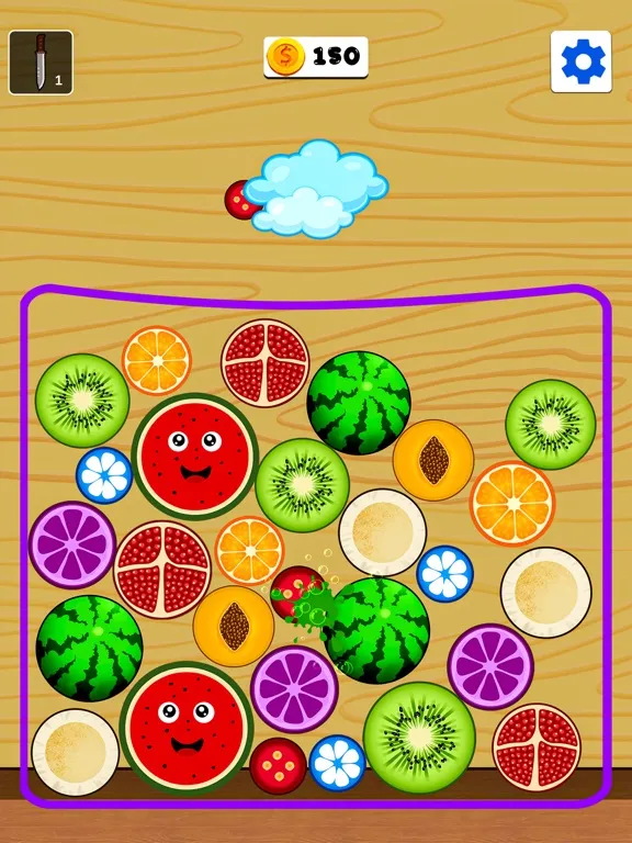 Merge Fruit Fun Drop Game iPad  Screenshots